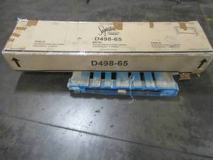 lot 448 image: Signature Design By Ashley Hallishaw Bar Height Table, D498-65. Carton a little beat up during shipping - may have minor damage.