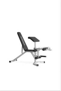 lot 355 image: Weider Platinum Series Utility Bench, Rack, or Combination Set, WEBE1320.0 - Unclaimed Freight. Carton is slightly damaged from shipping, Still manufacture bound.