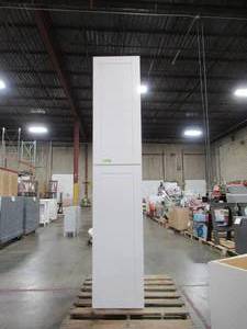 lot 375 image: Hampton Bay Shaker(18 in. x 96 in. x 24 in.) Pantry Kitchen Cabinet (scratch & Dent)