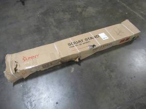 lot 465 image: Sunny Health & Fitness Power Zone Squat Stand Power Rack, Power Cage, SF-XF9931.
