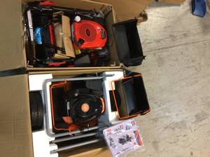 Lot of 2 Assorted and Mixed Lawn Mowers Customer Returns See Pictures