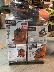 Lot of Assorted Shop Vacs Various Sizes and Conditions See Pictures