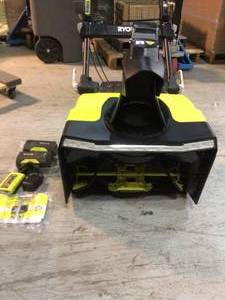 40V HP Brushless 21 in. Cordless Single Stage Snow Thrower with (2) 5.0 Ah Batteries by RYOBI Customer Returns See Pictures