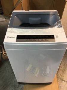 1.6 cu. ft. Compact White Top Load Washing Machine, Portable with Stainless Steel Tub by Magic Chef Customer Returns See Pictures