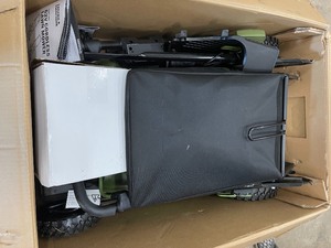 Green Machine 62V Cordless 3-in-1 High Wheel Push Walk Behind Mower, Brushless 22 In. Cutting Width with 4Ah Battery and Rapid Charger