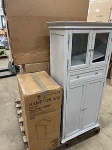 Pallet of assorted cabinets various models and conditions see pictures