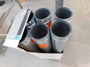 (6) Selkirk 4 in. x 36 in. Round Type B Gas Vent Pipe