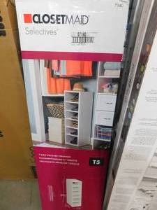 ClosetMaid Selectives 11.75 in. W White Organizer for Wood Closet System