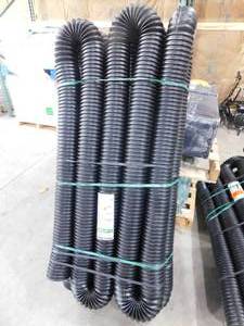 (2) FLEX-Drain Pro 4 in. x 100 ft. HDPE Solid Drain Pipe