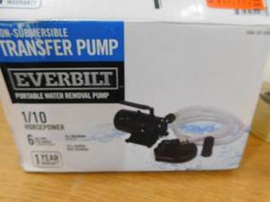 Everbilt 110 HP Non-Submersible Self-Priming Transfer Pump