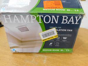 Hampton Bay 80 CFM Ceiling Mount Roomside Installation Bathroom Exhaust Fan