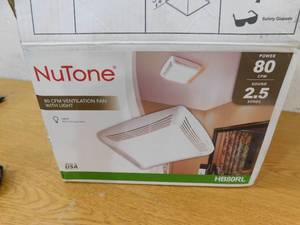 Broan-NuTone 80 CFM Ceiling Bathroom Exhaust Fan with Light