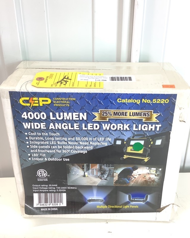 lot A070 image: Construction Work Light