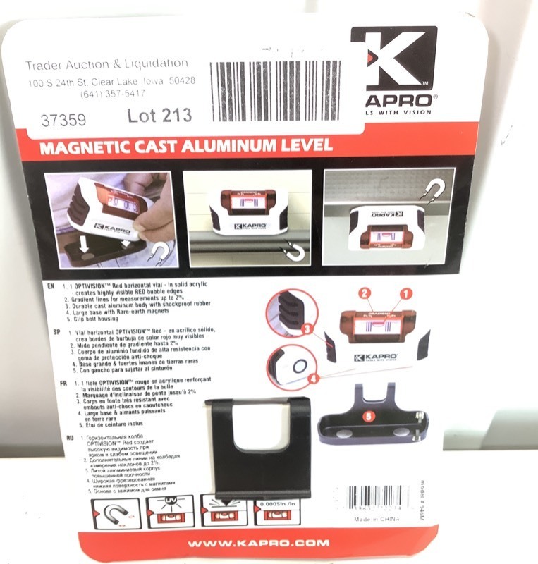 lot B064 image: Magnetic Level