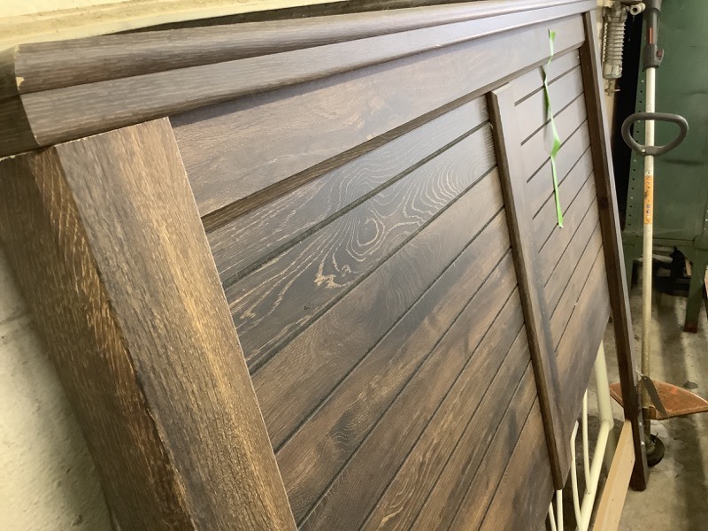 lot F082 image: Wood Headboard