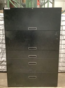 lot F034 image: 5 Drawer Lateral File