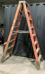lot C006 image: Werner 8ft Folding Ladder