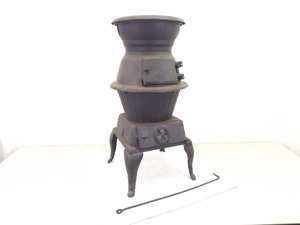 Vintage 31 Iron Potbelly Parlor Stove