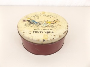 RARE Gay Nineties Fruit Cake Tin