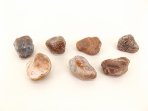 Lot of 7 Lake Superior Agates Weighing .9 Ounces - .95 Ounces Each
