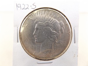 1922-S Silver Peace Dollar