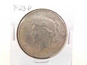 1923-P Silver Peace Dollar