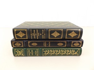 3 New Unread, Leather Bound Franklin Library Classic Books