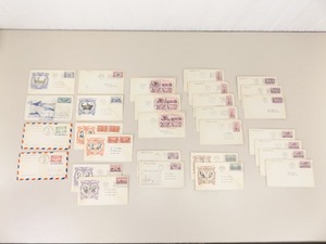 Lot of Vintage 1930s First Day Cover Stamps