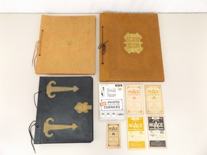 Lot of Misc Unused Vintage Scrapbooks and Photo Corner Mounts