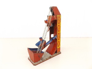 Vintage Working Tin Litho 11 Dirt Conveyor Toy