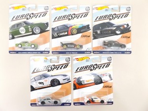 MINT 2018 Hot Wheels Euro Speed COMPLETE 5 Car Set