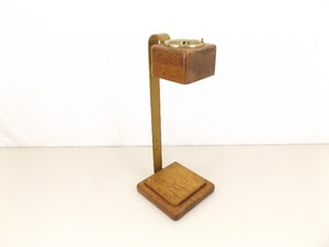 Vintage Mid Century Modern 21 Wood and Metal Smoke Stand