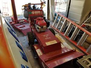lot 811 image: Brown Products Brush Ox Walk-Behind Brush Mower