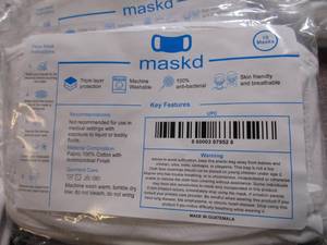 lot 191 image: Face Masks