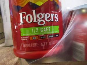 lot 167 image: Folgers Half Caff