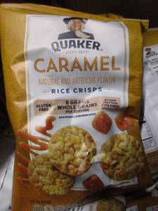 lot 120 image: Caramel Rice Crisps