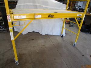 Keller 6ft steel rolling scaffold, ...