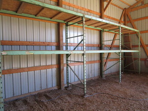 Pallet racking five uprights 1-12...