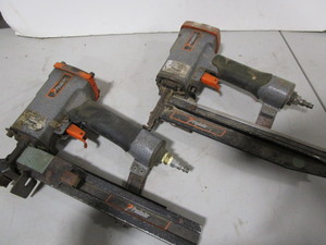 Paslode wide crown stapler, 16ga fi...