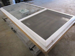 Hayfield double hung window with ex...
