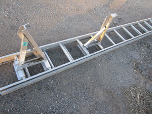 Extension ladder with jacks...