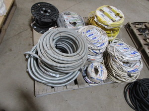 Pallet of electrical, partial packa...