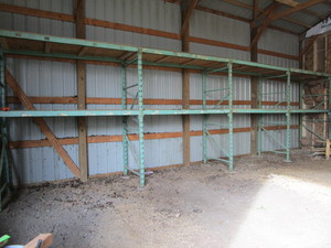 Pallet racking five uprights 1-12...