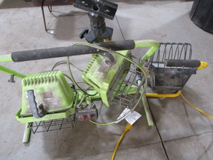 Double halogen light stand and sing...