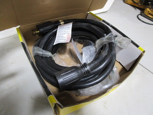 Generator cord & adapter, appears n...