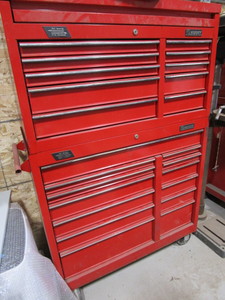 Husky toolbox 41Wx18Dx63.5H, two...