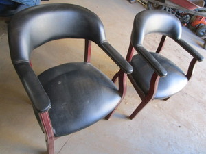 Leather office chairs...