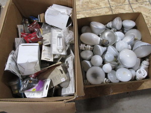 Light bulbs - two boxes - one new a...