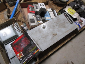 Electrical breakers and service box...