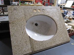 Sink (under counter mount) with gra...